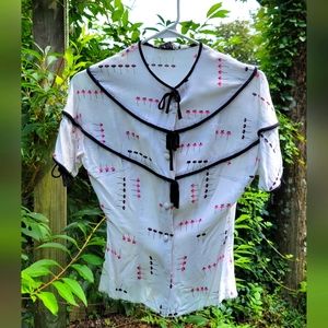 XS| Vintage Olga Blouse